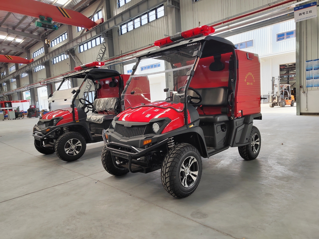 2 Seats UTV Fire Motorcylce Commercial Fire Trucks with 20L/min Pump and 14.5 M Shoot Range
