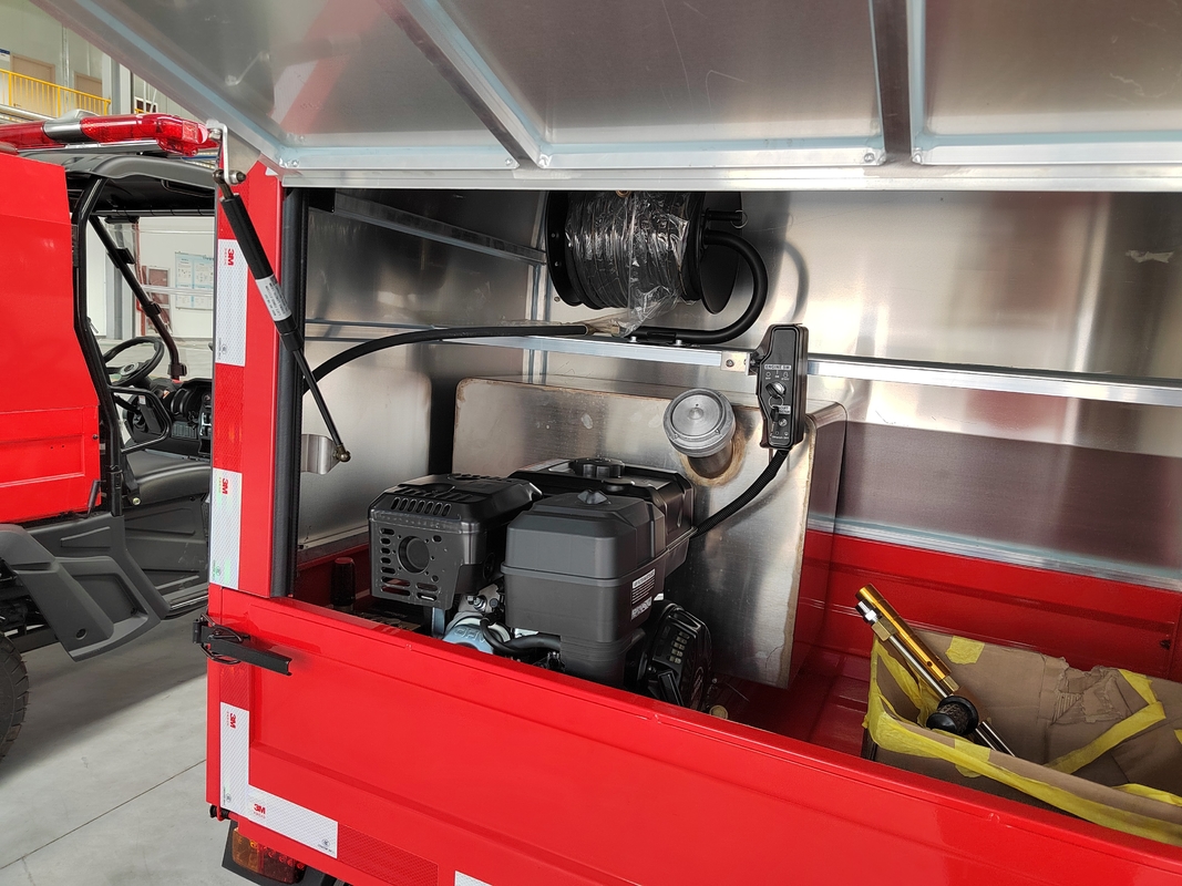 2 Seats UTV Fire Motorcylce Commercial Fire Trucks with 20L/min Pump and 14.5 M Shoot Range