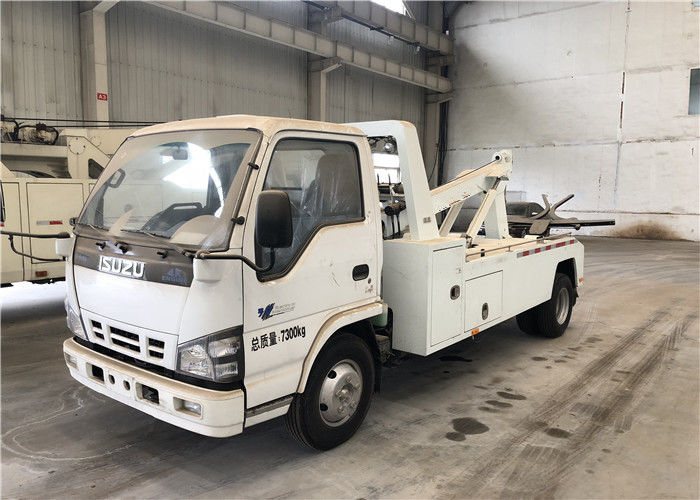 ISUZU Chassis 3-4 ton's Winch Road Wrecker Truck with 4200×2300mm Flatbed