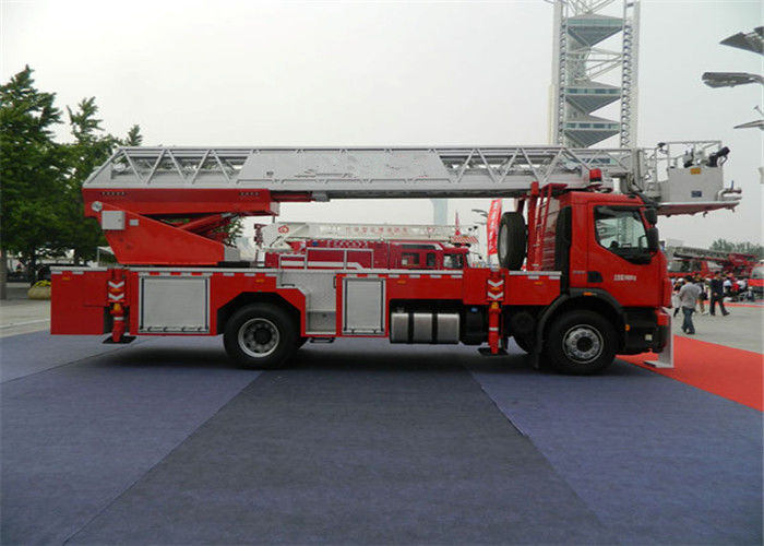 90km/H 32M Working Height 4×2 Drive Aerial Ladder Fire Truck with Platform
