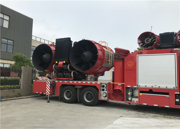 MAN Chassis 353KW 6x4 Drive Large Smoke Exhaust Fire Fighting Truck with Huge Fans
