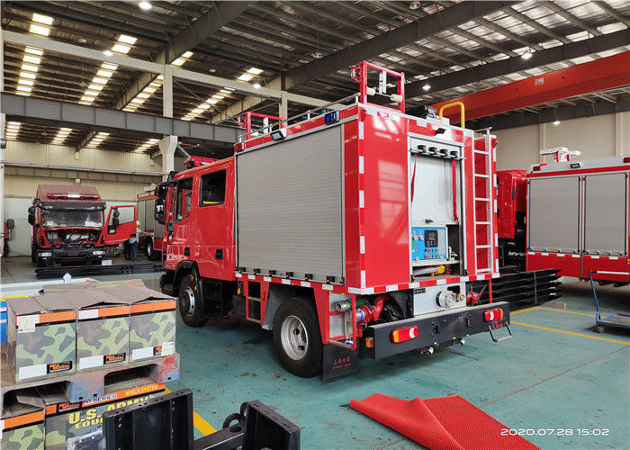 4x2 Drive 217HP 5.88L Displacement  Water Tender Fire Truck with 2000L Tanker