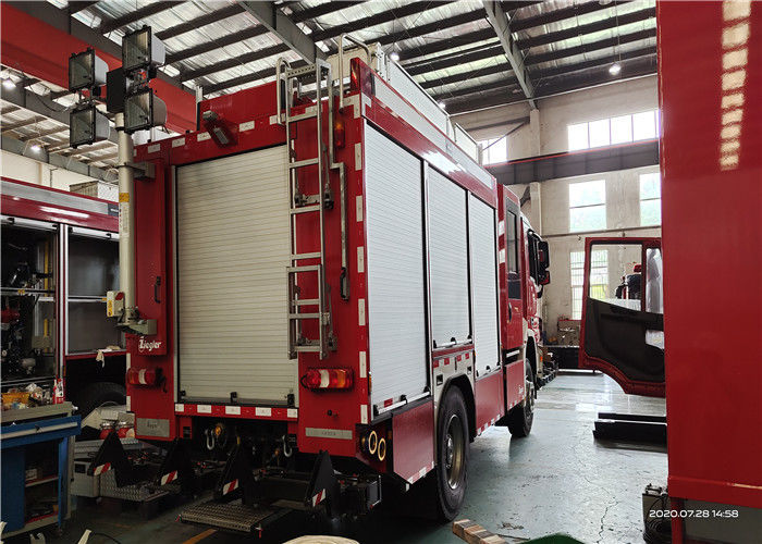 4x2 Gasoline Emergency Fire and Rescure Truck with 6 Crew seats