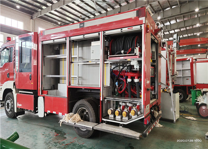 4x2 Drive 214kw 100km/H Emergency Rescue Fire Fighting Vehicle with Independent Cab