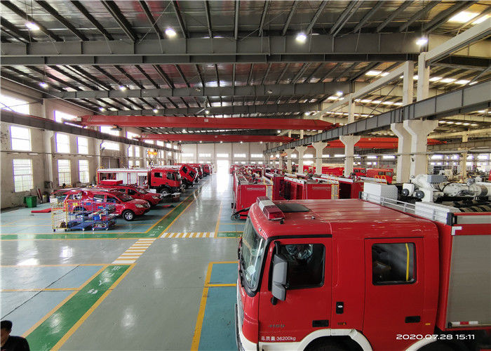 Welding Q235A 213KW 6500L Fire Engine Ladder Truck
