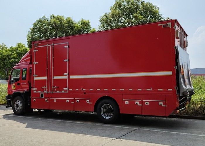Isuzu Chassis 18 Ton Capacity Six Seats 4500mm Wheelbase Fire Equipment Truck