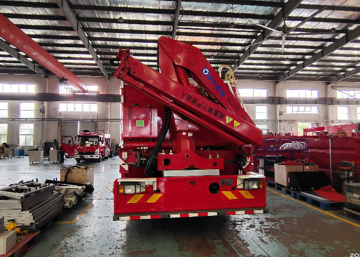 5170Kg Chassis 6 Crew 9.9tm Lifting Light Rescue Truck