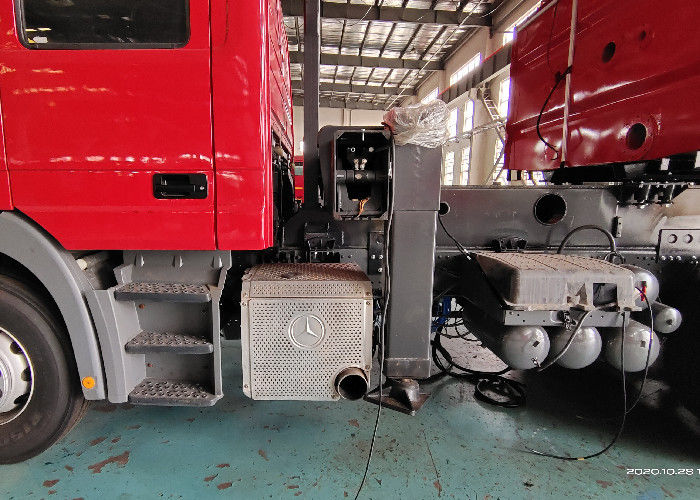 Diesel Engine 2100Nm 435hp Aerial Ladder Fire Truck
