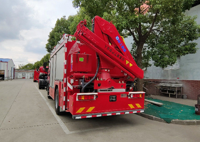 8m Radius Fire Service Emergency Rescue Vehicle with 5.5 Meters Lifting Crane