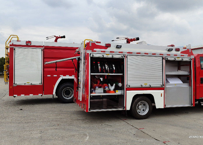 High Quality Stainless Steel Water Tanker Fire Truck with HALE Pump Spray Range 60m