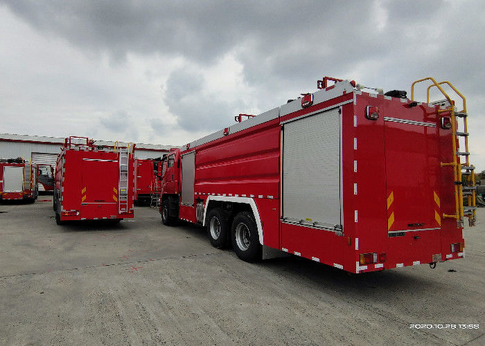 90Km/H 25m Height 2 Folding Boom Water Tower Fire Truck