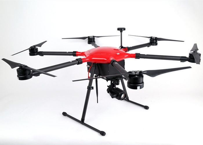 Long Range Inspection Uav Fire Fighting With Gas Analyzer