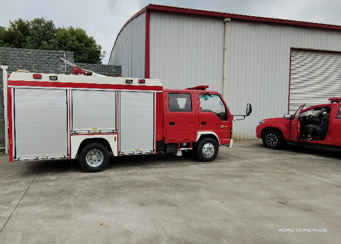 Bottom Plate 4mm 1.0MPa Foam Fire Truck 139kw Power