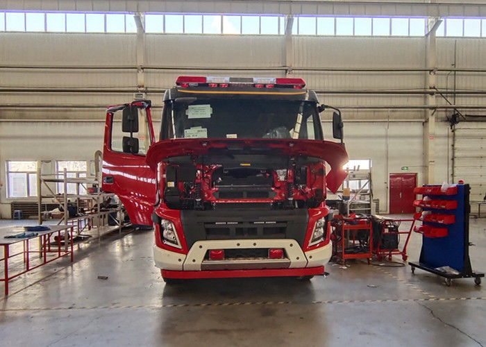 Q235A Water Foam Fire Service Truck 20490Kg Max Load