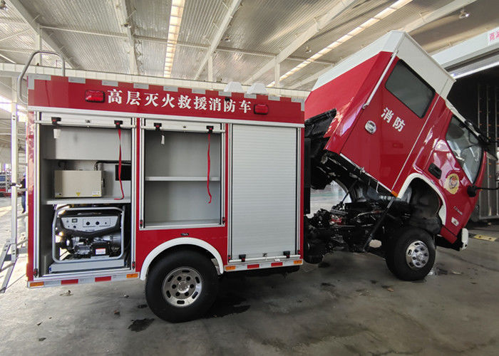 100Km/H Emergency Rescue Vehicle National IV with High Quality Equipment Tank