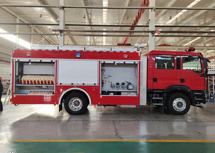 276Kw 4x2 Drive Compressed Air Foam CAFS Fire Truck with Manual transmission