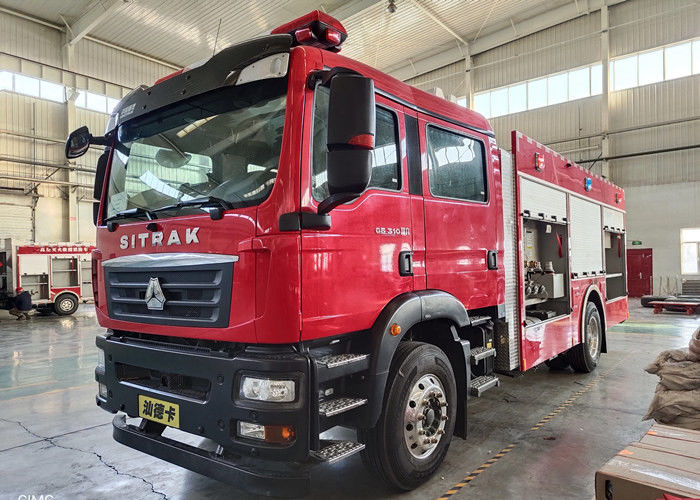 85km/h Manual Transmission 10 Forward Gears 18000kg Water Tanker Fire Truck