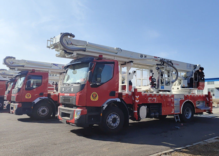 M Cab Quint Ladder Truck , 320kw/Hp 70m Aerial Tower Fire Truck