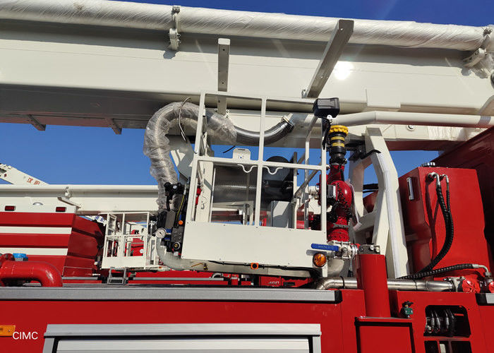 44m Working Height 22m Turning Diameter Aerial Ladder Working Platform Fire Truck