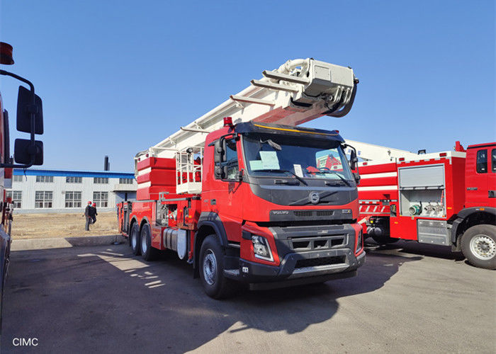 6x4 Drive 32 Meter Aerial ladder Fire Truck Carrying 2000L Water 1500L Foam