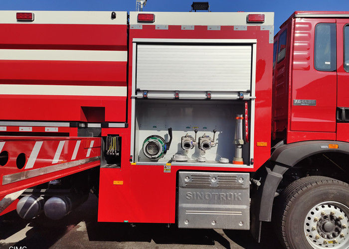 H32m Aerial Ladder Fire Truck 16m Radius 23700Kg loading for rescue