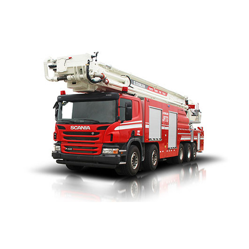 6x4 Drive 32 Meters Water Tower Fire Fighting Vehicle For High Building Rescue