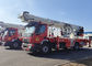 Shanghai Jindun Telescopic Boom Platform Aerial Ladder Fire Truck 8x4 Drive