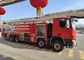 Shanghai Jindun Water Tower Fire Truck , 25m Height (55L Urea Tank)