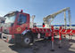4 Telescopic Booms Fire Rescue Vehicles , CCC 400L 6x4 Fire Engine Ladder Truck