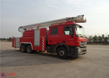 Three Functions Heavy Duty Water Tower Fire Truck 39 Ton 32 Meter Working Height