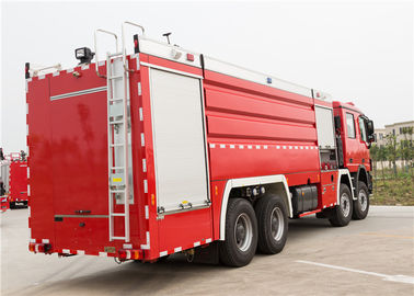 Rear Mounted HALE Pump 6000L/min 6X6 Drive Airport Fire Truck with Imported Chassis