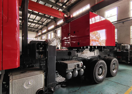Diesel Engine 435 Horsepower Aerial Ladder Fire Truck with Four Section Ladder